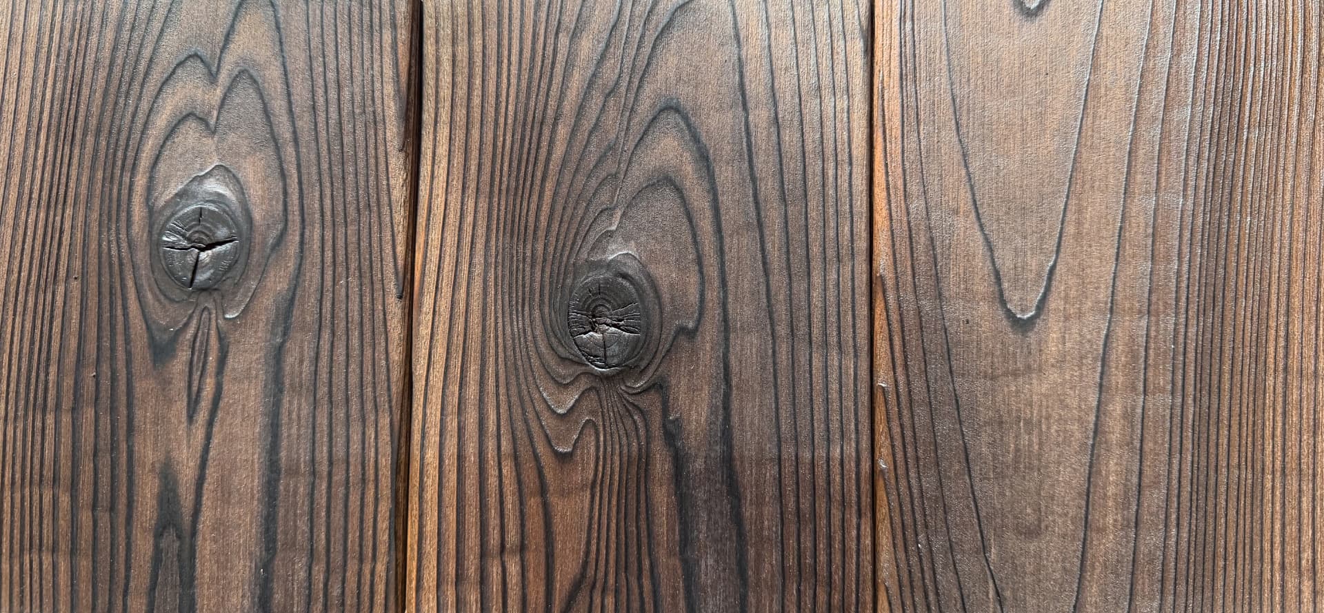 Japanese Cedar in KIME Dark Oak brushed finish